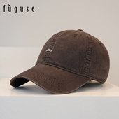韩版 百搭大头围宽帽檐显脸小棒球帽子女软顶鸭舌帽男水洗棉遮阳帽