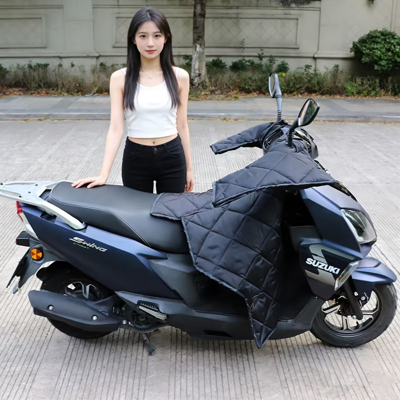 适用豪爵USR-HJ125T踏板摩托车挡风被冬季保暖防雨水加大宽春秋款