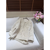 新中式 锦绣 国风质感丝绒立体压花棉服外套棉衣加厚保暖