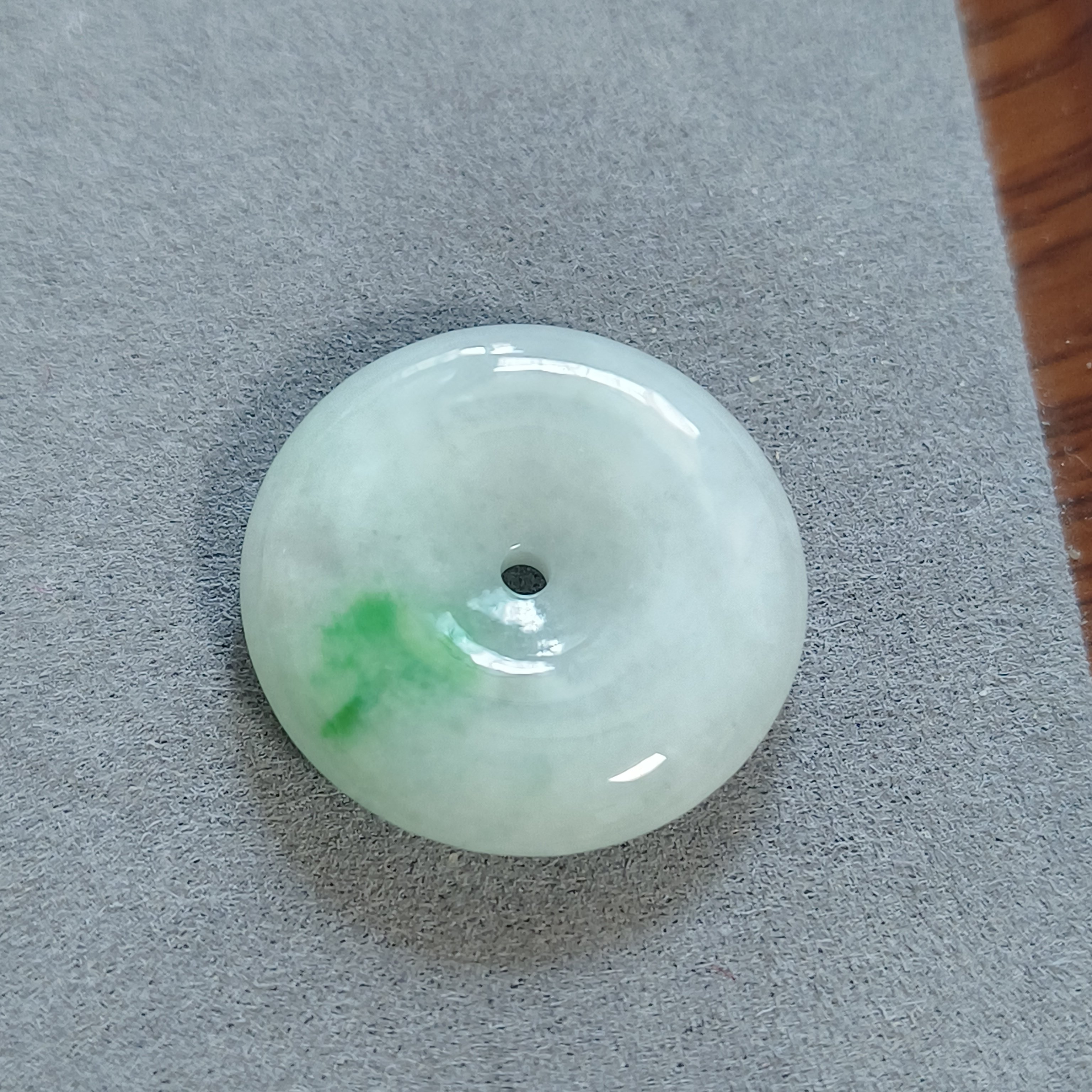 翡翠吊坠男女款项链飘绿细糯种平安扣天然玉石A货玉佩礼物带证书