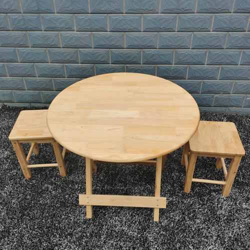 尚熙柏木圆桌全实木咖啡桌饭桌