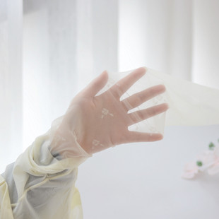 Lolita日系白色小碎花连裤 包芯丝超薄美腿圆点 袜少女提花丝袜夏季