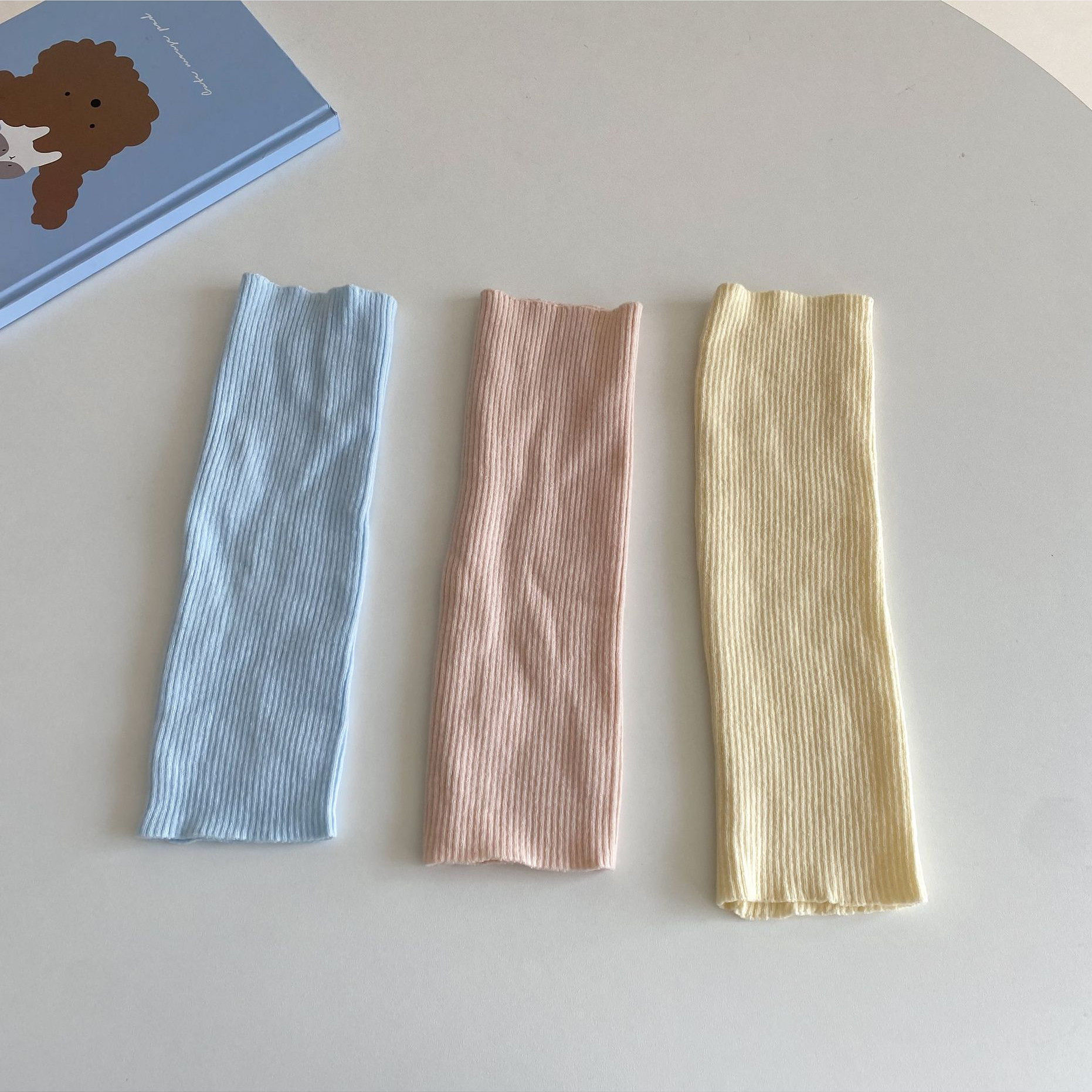 日系少女粉糖果色堆堆袜套Lolita