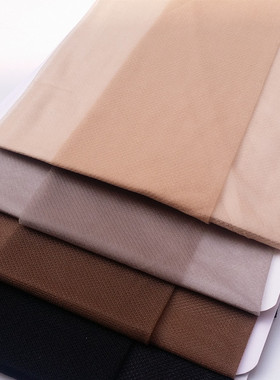 春夏秋超薄5D肤色防勾丝连裤袜子浅烟灰色小网格丝袜奶咖加档大码