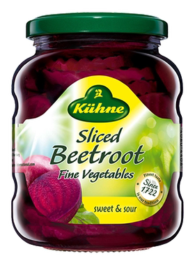 Beetroot  330g德国原装进口红甜菜根切片西餐蔬菜沙拉罐头原料