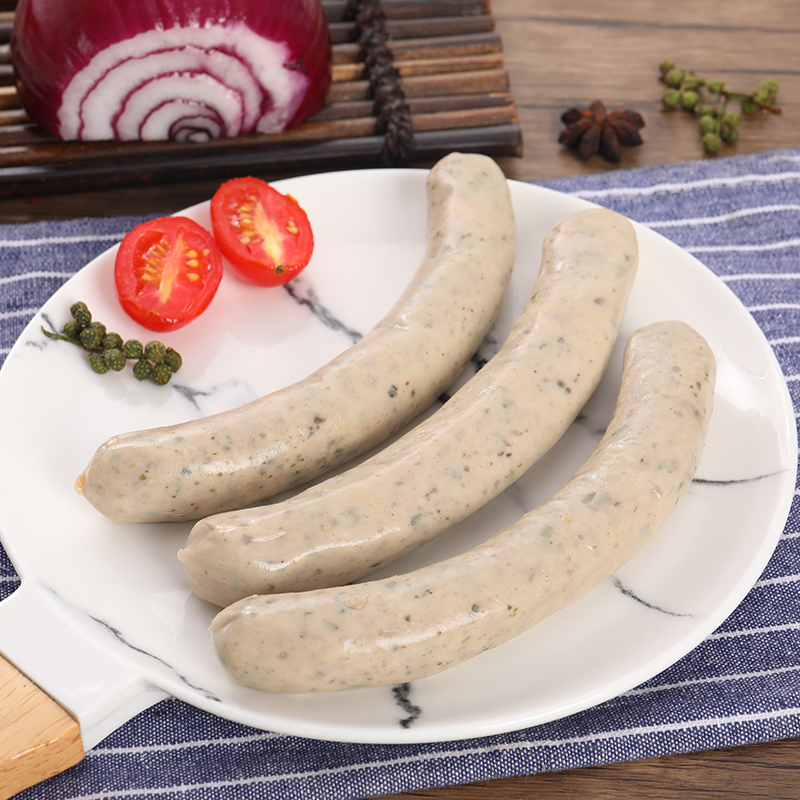 德式烤肠图林根香肠三明治早餐肠