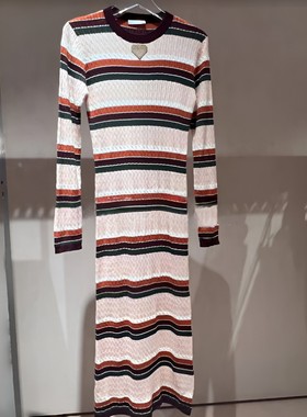 正品3I3E622-240 D小24秋6 1490W  针织连衣裙