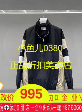 正品2I1F466-24 D大 24春3 2499 黑色R 长袖夹克外套