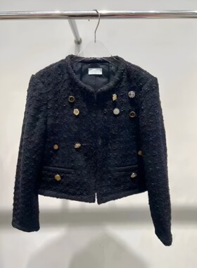 正品3H4F408-23 D小23冬2  1690Z  黑色  短外套