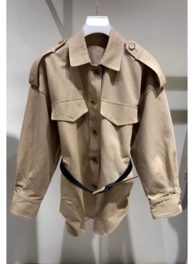 正品2E1F607-220 D大 22春2 2599 印花风衣