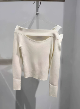 正品3E3E415-220  D小22秋6 865 黑色 白色X 针织衫