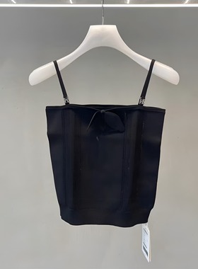 正品2I2E101-24 D大24夏2 1099 白色X 黑色 针织吊带背心