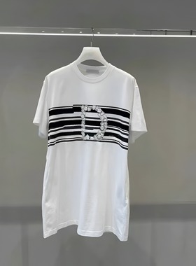 正品2I2O411-240 D大24夏6 1799 黑色R/漂白 T恤连衣裙