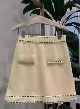 正品3H2E701-23 D小23夏1-1 795  黄色/白色  针织半裙