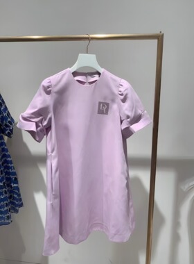 正品2H2O421-23 D大23夏4 1599N 黑色/浅紫色 连衣裙