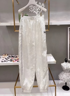 正品3H3Q413-23 D小23秋4 995 漂白色  植绒 运动长裤