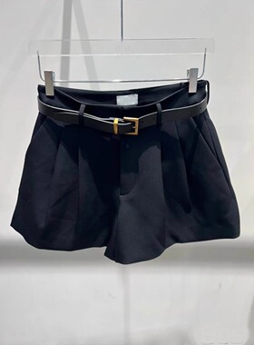 正品3H4Q105-230 23冬3 895ZW 黑色  休闲短裤