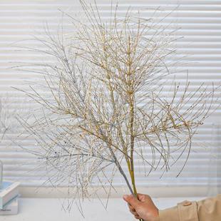 闪粉亮片仿真树枝圣诞烟花插枝圣诞树装饰挂件新年插枝配饰装饰品