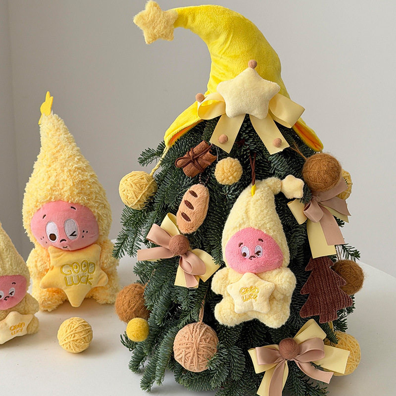 圣诞节星星人玩偶毛绒DIY材料包