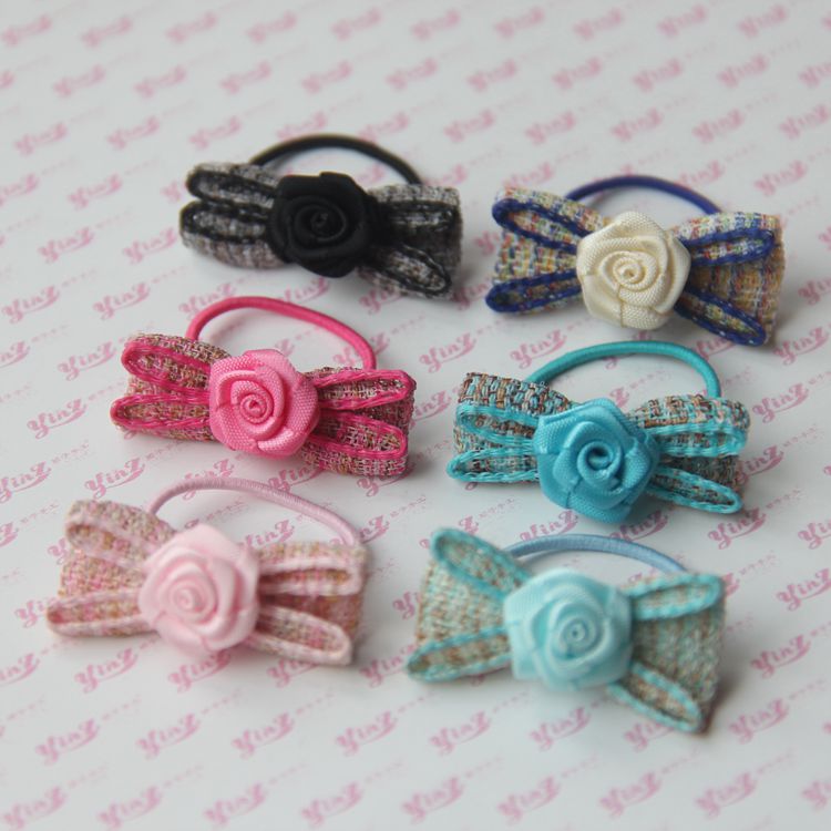 进口亚麻迷你儿童发饰