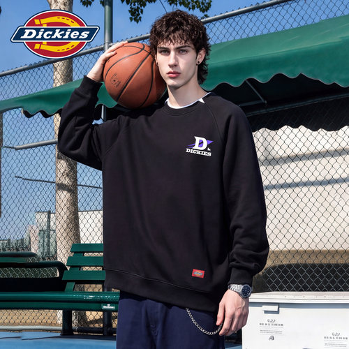 Dickies男秋季美式圆领套头卫衣