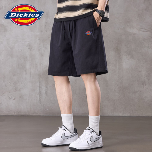 Dickies抽绳宽松直筒休闲短裤