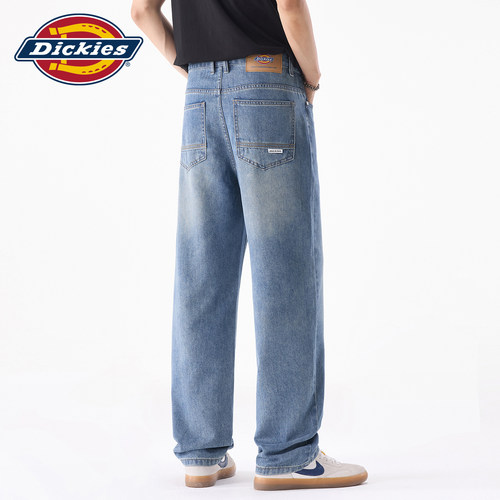 Dickies莱赛尔宽松水洗牛仔裤子