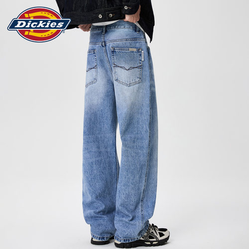 Dickies男秋季美式复古牛仔长裤