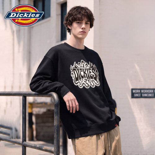 Dickies男秋季宽松休闲圆领卫衣