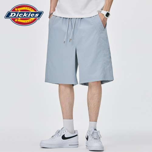 Dickies纯色直筒运动五分短裤男