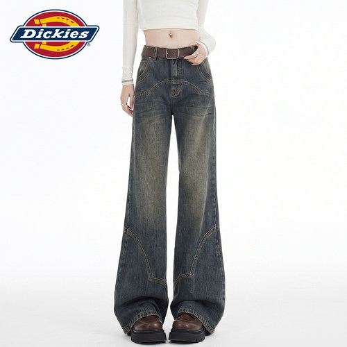 Dickies帝酷适高街微喇牛仔裤女Y