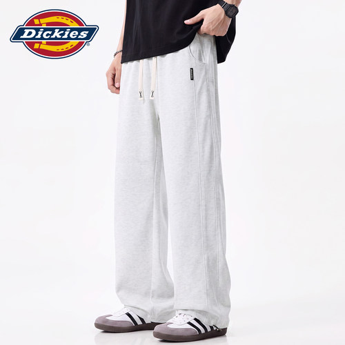 Dickies宽松抽绳直筒针织卫裤