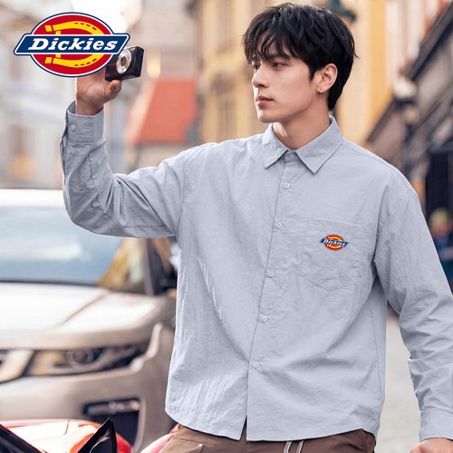 Dickies排扣翻领薄款防晒上衣