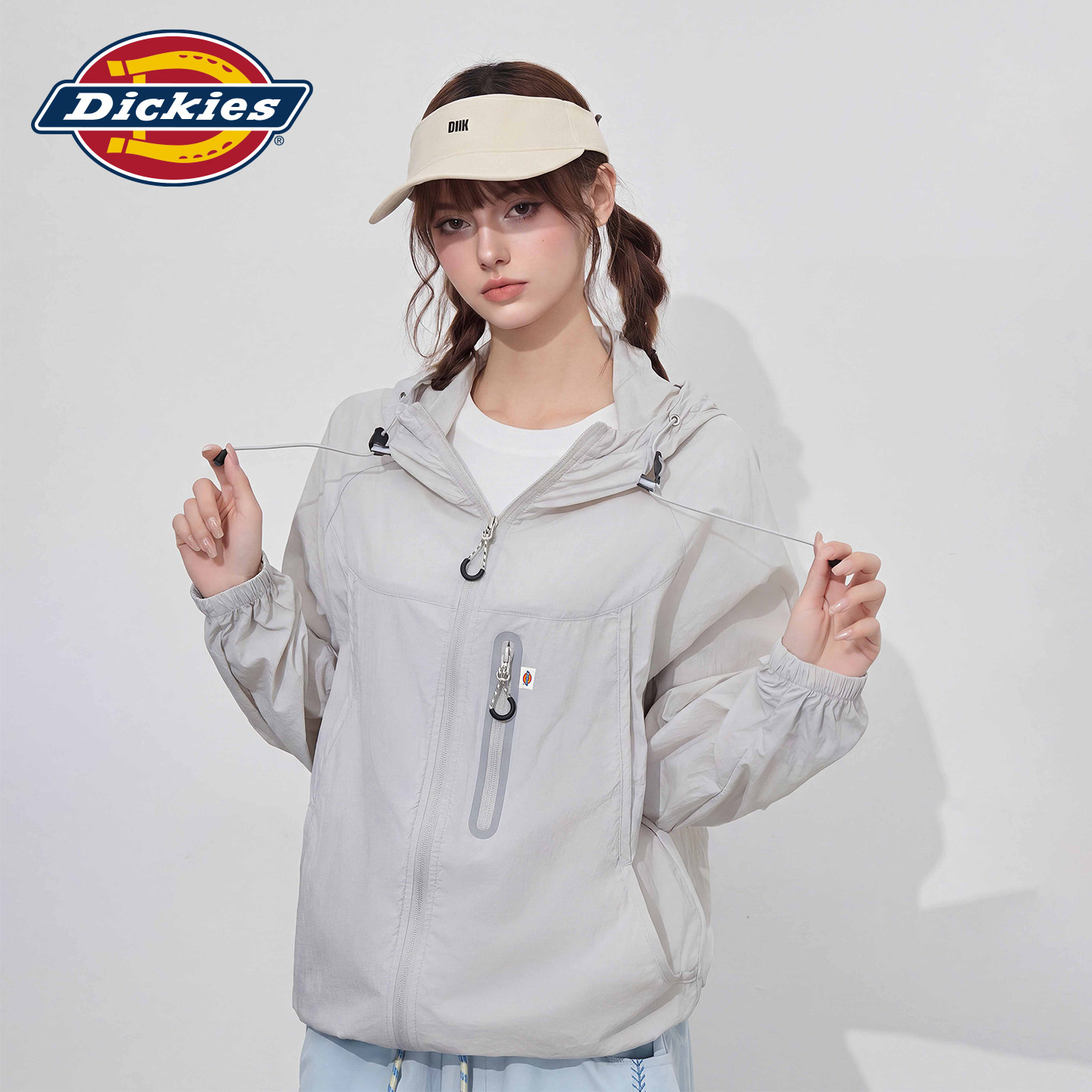 Dickies女夏薄款连帽防晒衣图片