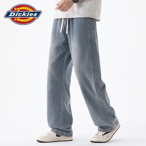 Dickies复古水洗宽松牛仔裤