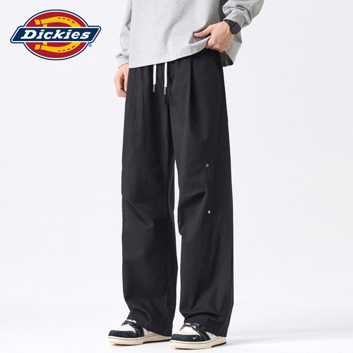 Dickies新款抽绳直筒梭织休闲裤