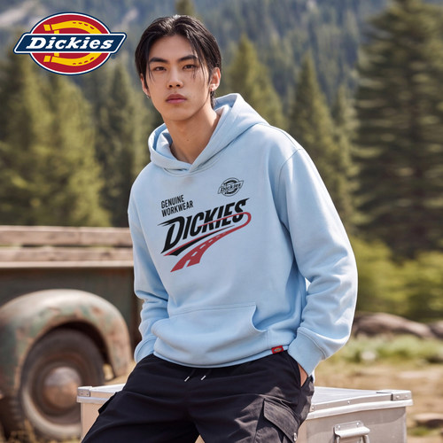 Dickies男秋季美式字母印花卫衣