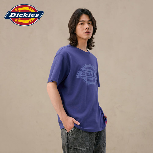 Dickieslogo印花T恤短袖