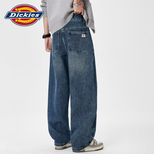 Dickies美式阔腿直筒百搭牛仔裤