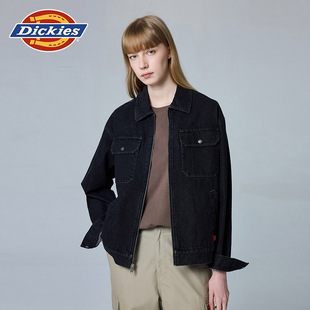 Dickies帝酷适25秋冬宽松休闲多口袋牛仔工装底特律夹克外套男女