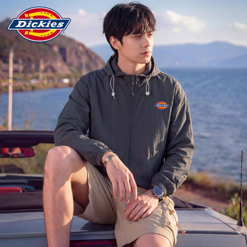 Dickies休闲薄款长袖连帽防晒衣