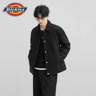 Dickies男士外套2026秋冬季新款老钱风翻领今年流行夹克休闲男装A