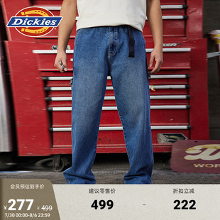 男女 Dickies25春夏新款 裤 直筒牛仔1939伐木裤 DK0A88LU 多口袋工装