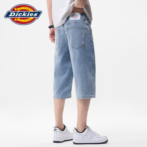 Dickies莱赛尔薄款牛仔七分裤