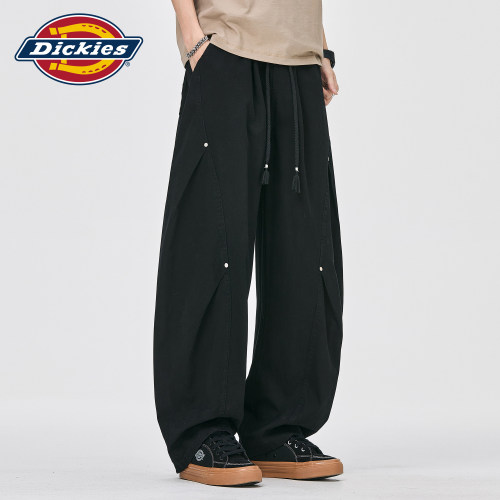 Dickies帝酷适黑色纯棉休闲裤男
