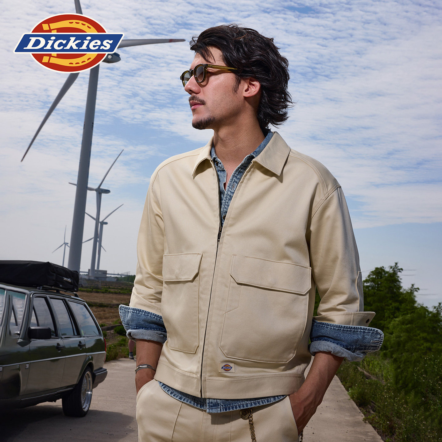 Dickies帝酷适25秋冬新男女休闲两侧大口袋工装卡车司机夹克外套,男装,夹克,淘宝优惠券,粉丝福利购,淘宝优惠卷