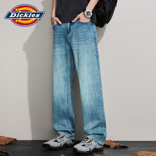 Dickies男士潮流百搭直筒牛仔裤