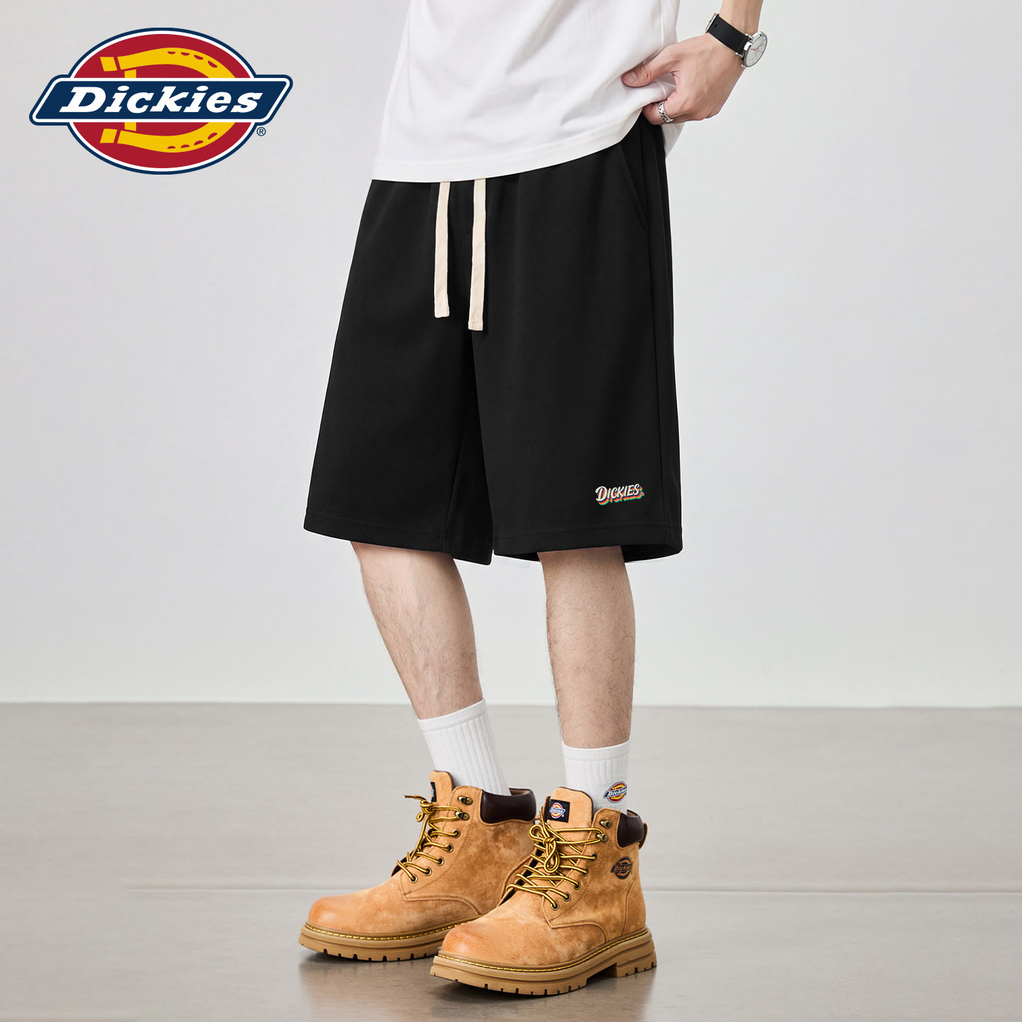 dickies重磅休闲直筒五分裤图片