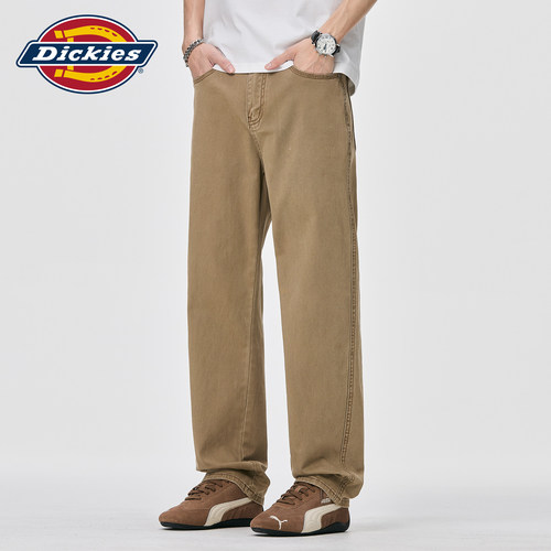 Dickies帝酷适卡其色复古牛仔裤