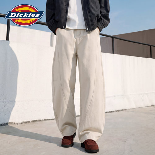 Dickies男秋季休闲弯刀工装长裤